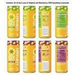 Izze Sparkling Juice, 4 Flavor Variety Pack, 8.4 Fl Oz (24 Count) - Image 2